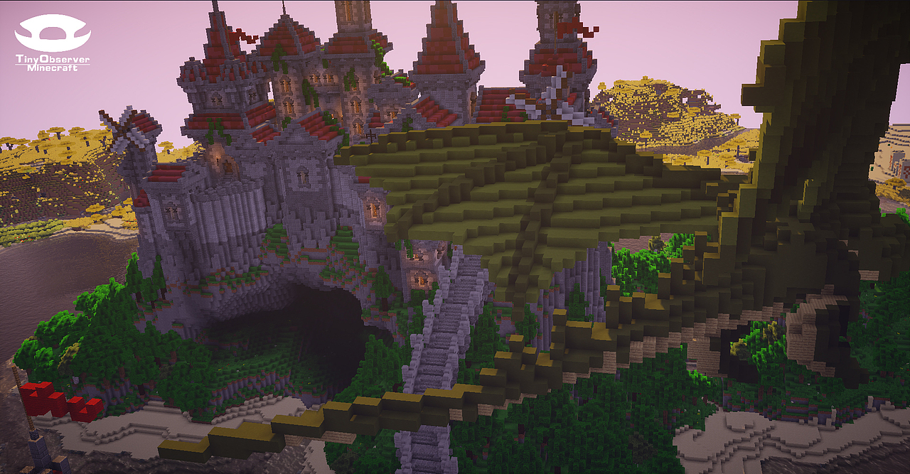 Minecraft建筑场景 -（图ZMTUwMjE3Njky） - 场景 - 站酷设计师花狸Fali原创素材 - 站酷ZCOOL
