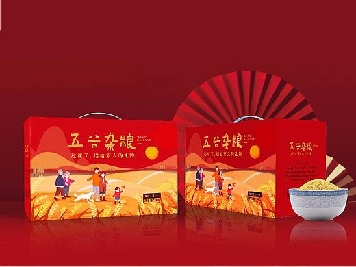 五谷杂粮礼盒设计