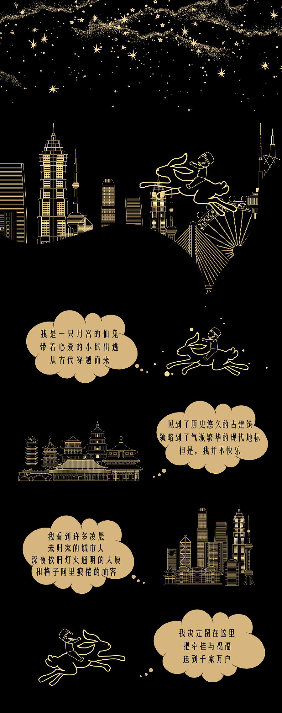 【方森园】中秋月饼礼盒包装设计——《月光之城》