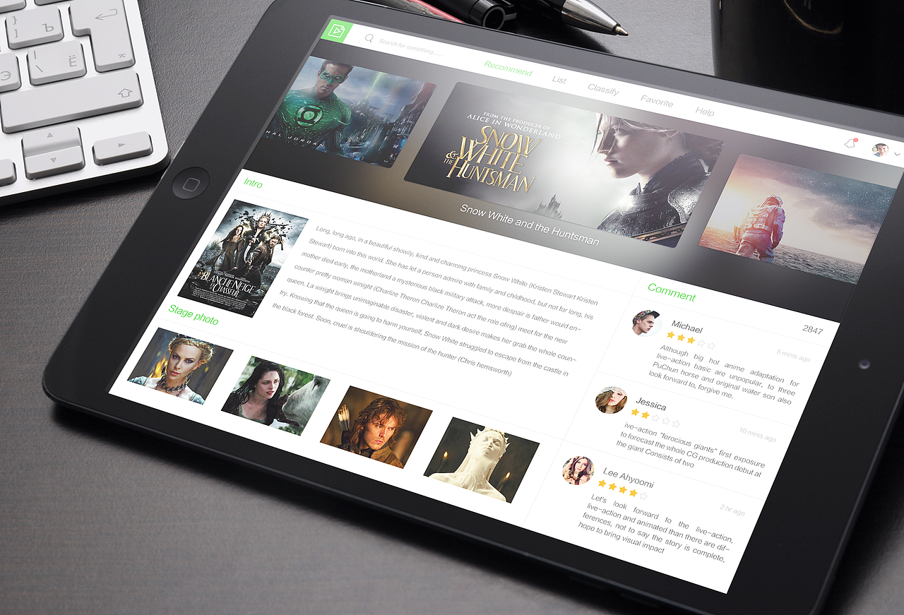 Movies For Ipad HD（图ZMjU4NDg2ODg=） - APP界面 - 站酷设计师東泉_DQDesign原创素材 - 站酷ZCOOL
