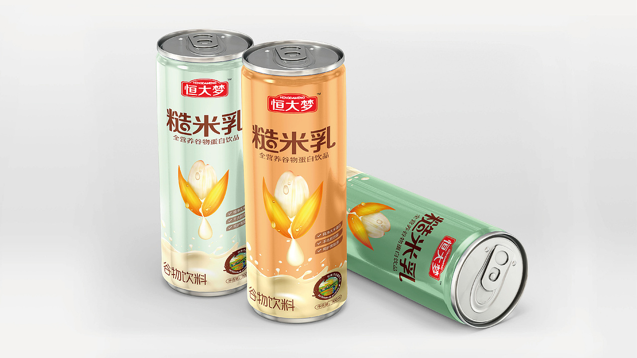 恒大梦糙米乳谷物饮料