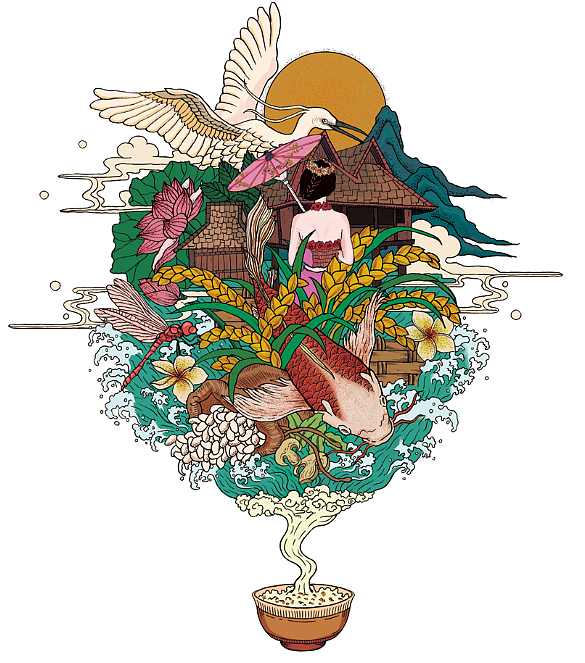 润物 · 寻粮包装设计（图ZOTMxMDg3MjA=） - 包装 - 站酷设计师润物志原创素材 - 站酷ZCOOL