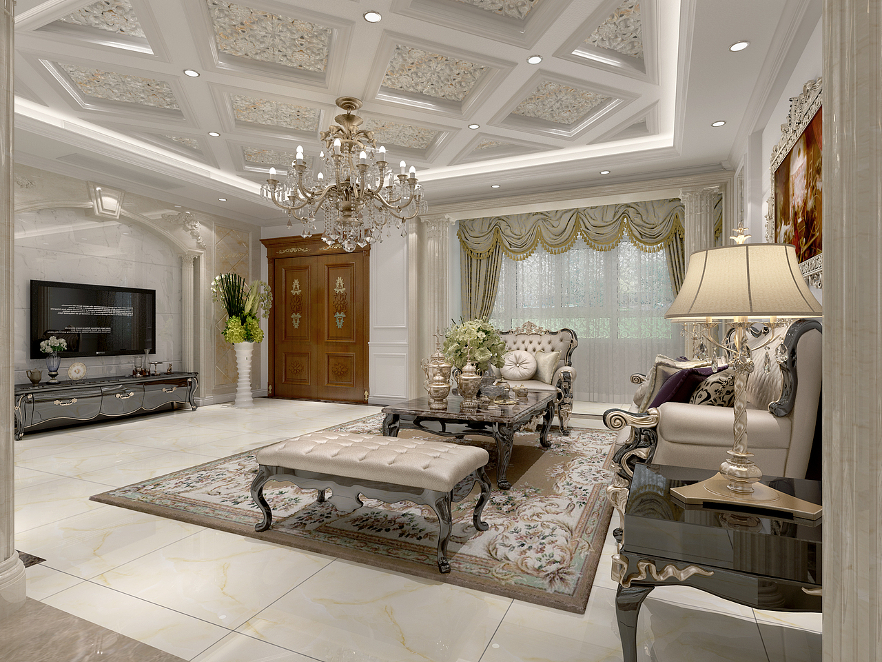 欧式风格客餐厅赏析