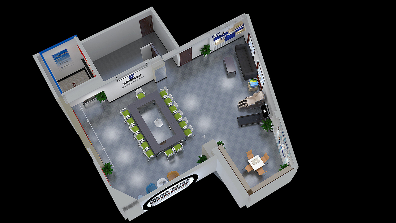 建设银行党建空间（图ZMjgzOTYxNzMy） - 其他空间 - 站酷设计师青岛白鲸文化原创素材 - 站酷ZCOOL