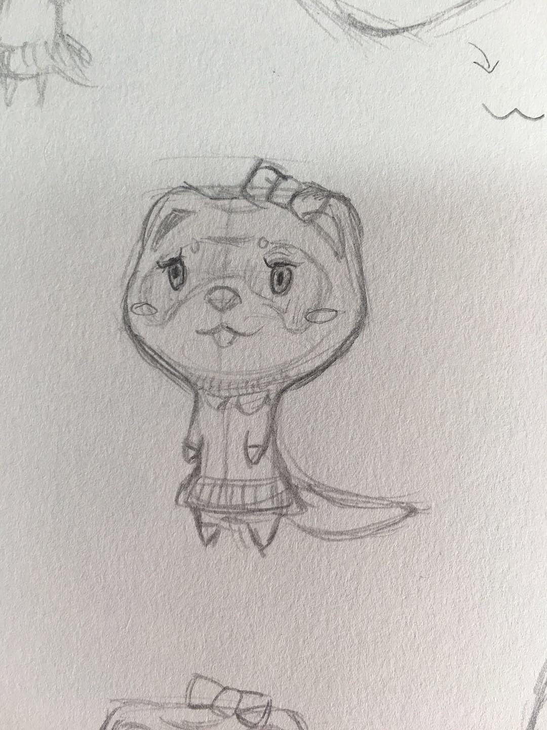 花生汤吉祥物“貂”原型设计