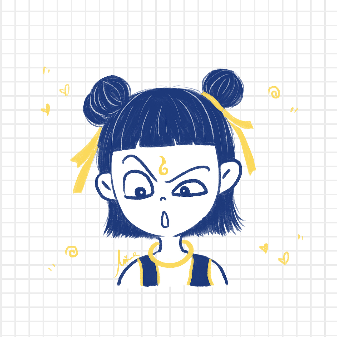 简萌黄蓝系列（图ZMTcyNjQzMzY4） - 创作习作 - 站酷设计师一面静子原创素材 - 站酷ZCOOL