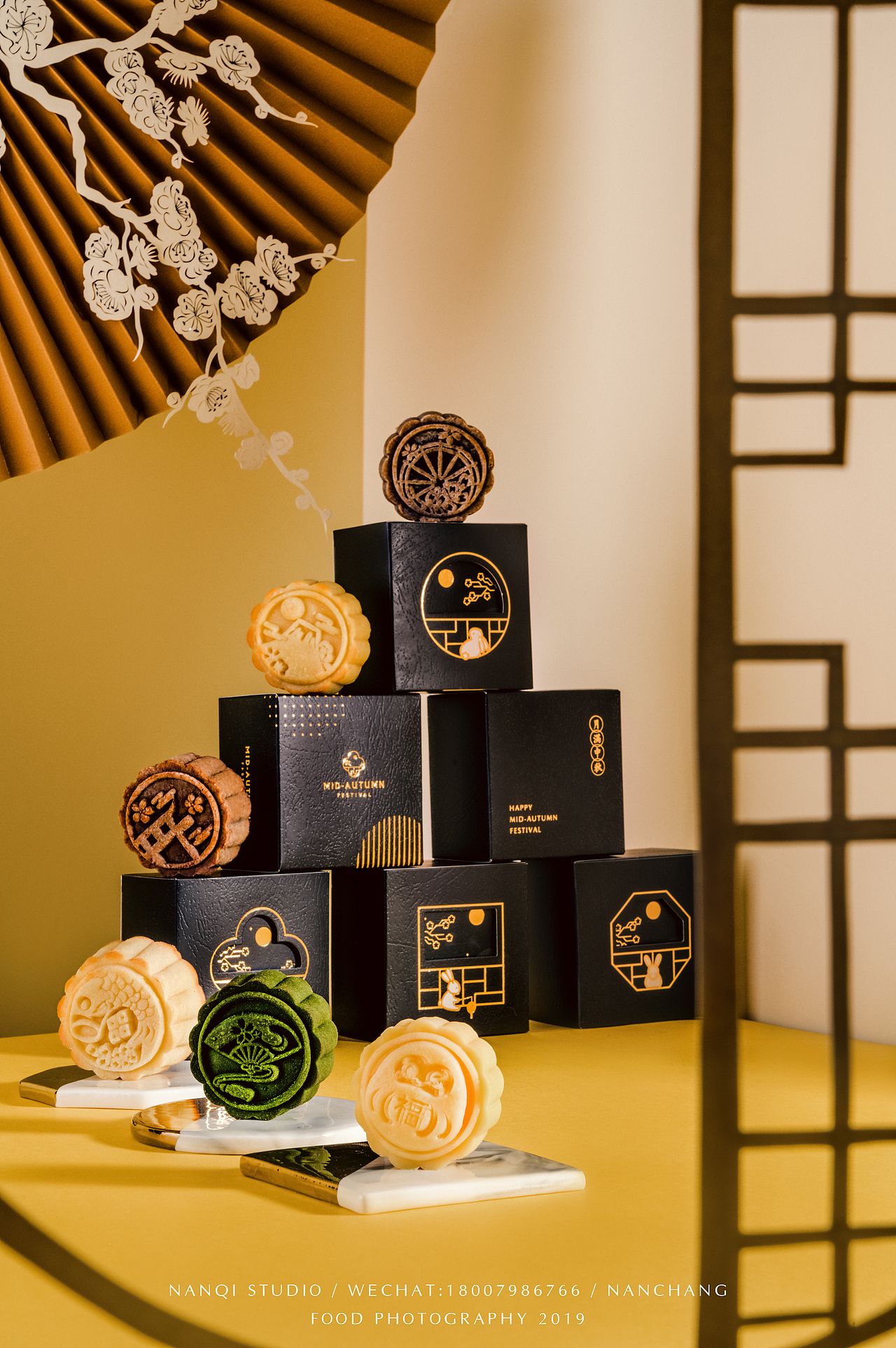 花卷甜室 中秋月饼礼盒（图ZMTc0NTAwNDA4） - 产品摄影 - 站酷设计师南杞原创素材 - 站酷ZCOOL