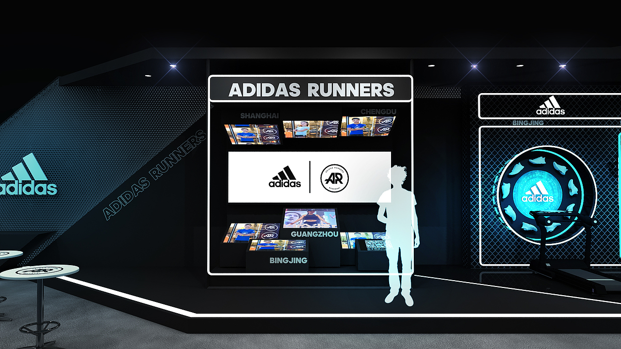 adidas AR展示