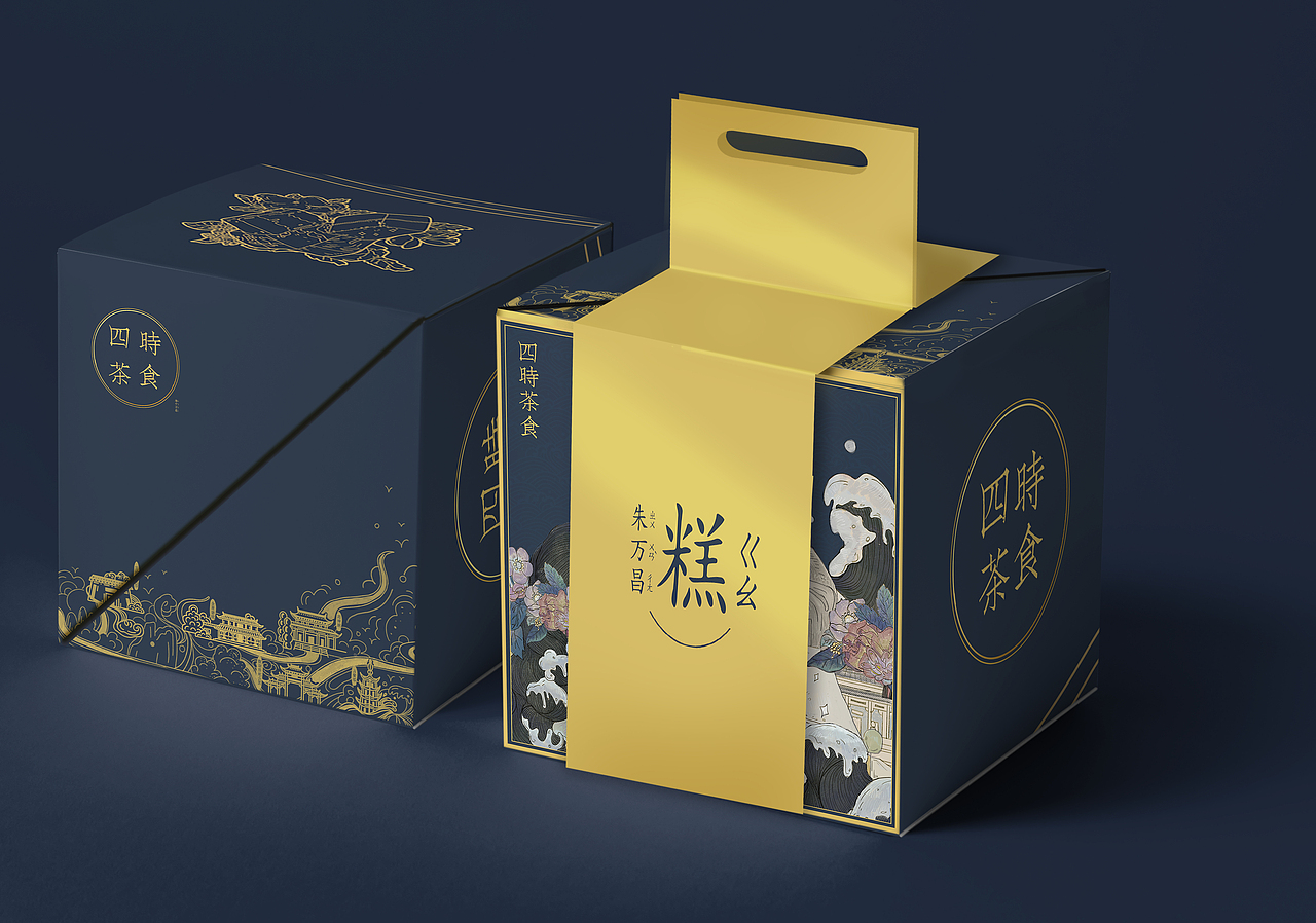 朱万昌糕点包装设计