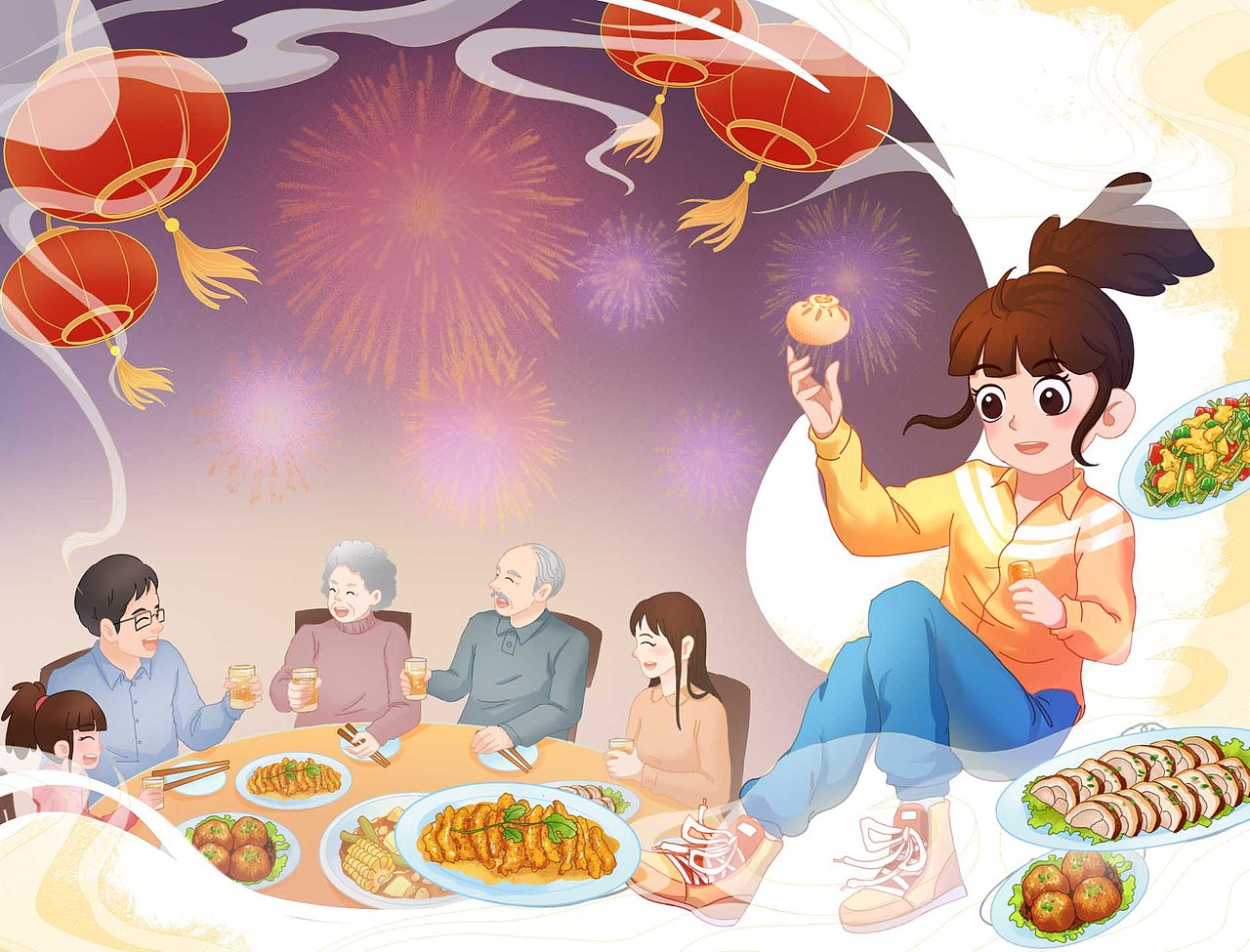 总结去年画过的插画（图ZMjk0NjI2NzY0） - 绘本 - 站酷设计师佳昕He原创素材 - 站酷ZCOOL