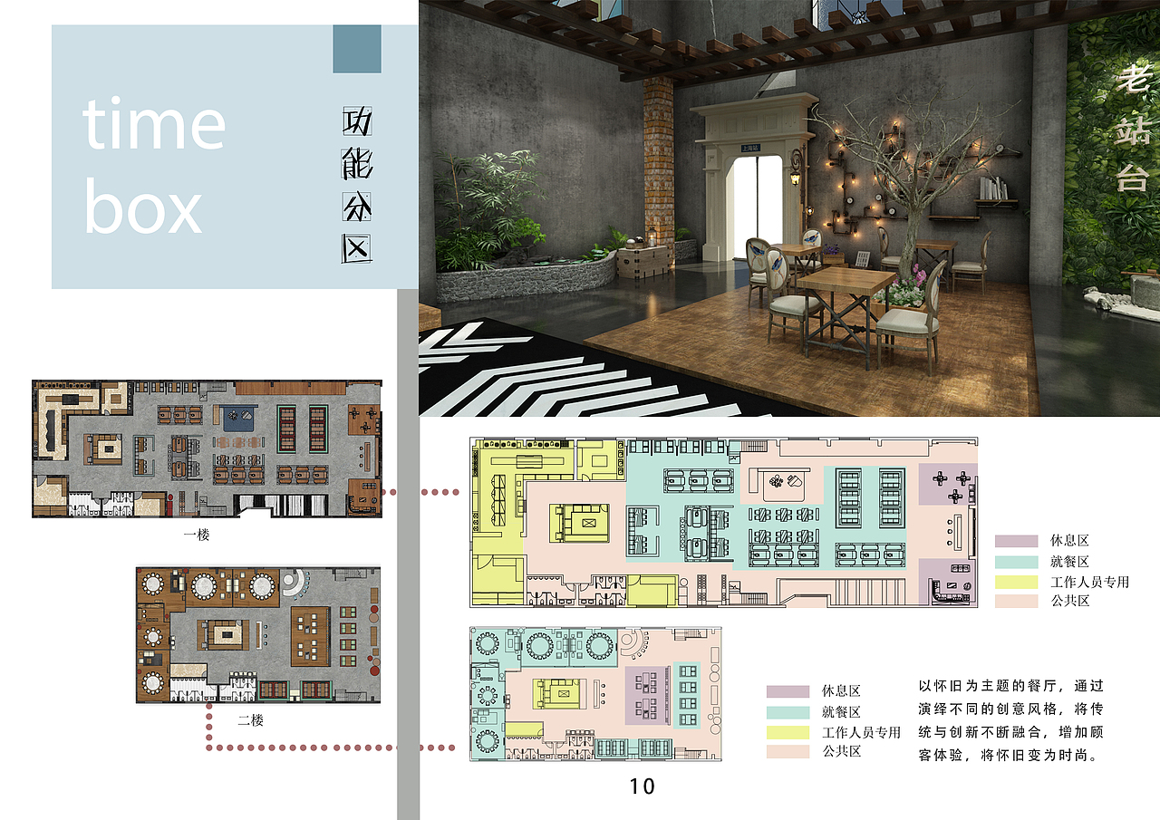 “时间盒子”主题餐厅——蚌埠柴油机厂厂房改造设计（图ZMTY2MDE0ODAw） - 家装设计 - 站酷设计师有温度的光原创素材 - 站酷ZCOOL