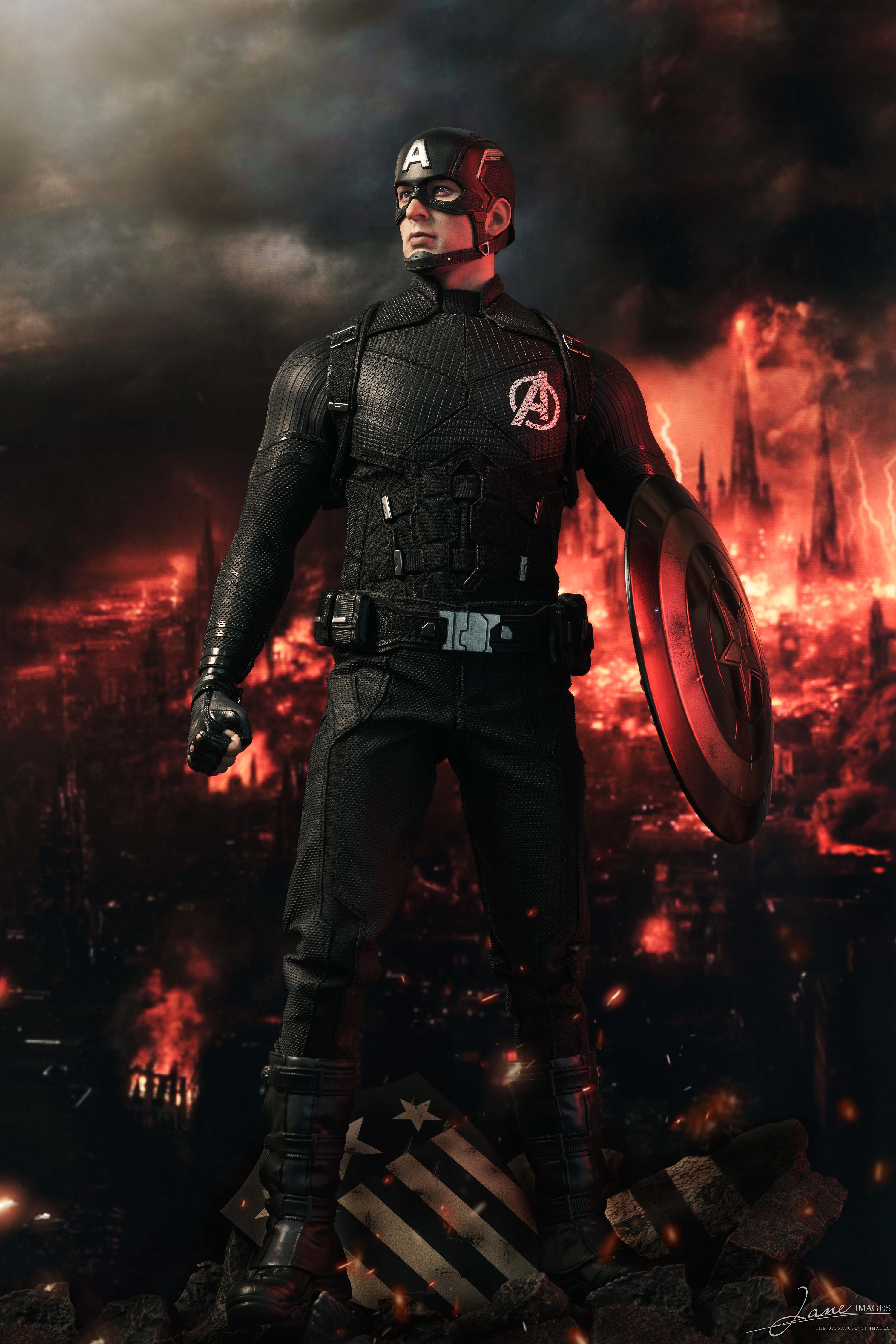 hottoys 黑美国队长十周年概念版|摄影|修图/后期