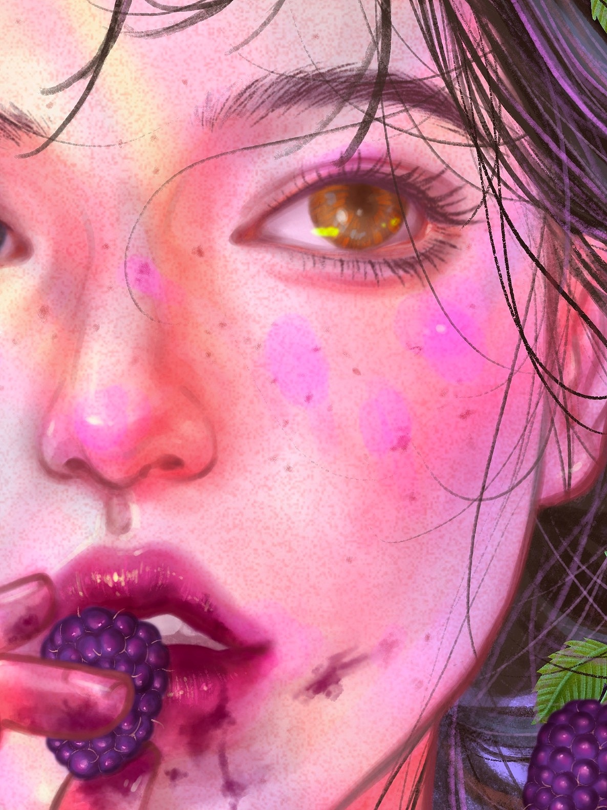 BlackBerry（图ZMjg5OTM5MTE2） - 新锐潮流插画 - 站酷设计师_KiLLer原创素材 - 站酷ZCOOL