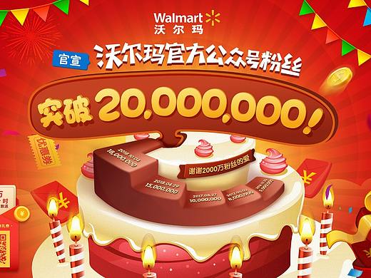 【工作回顾】2018-沃尔玛-微信公众号2000万粉丝福利
