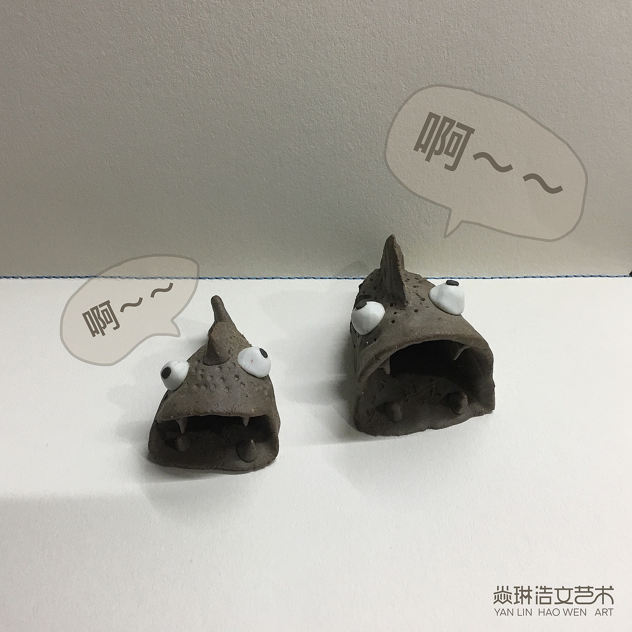 第201集 焱琳浩文艺术 田浩文手工陶艺作品（图ZMjUwMjk1MjI0） - 手办/模玩 - 站酷设计师焱琳浩文艺术原创素材 - 站酷ZCOOL