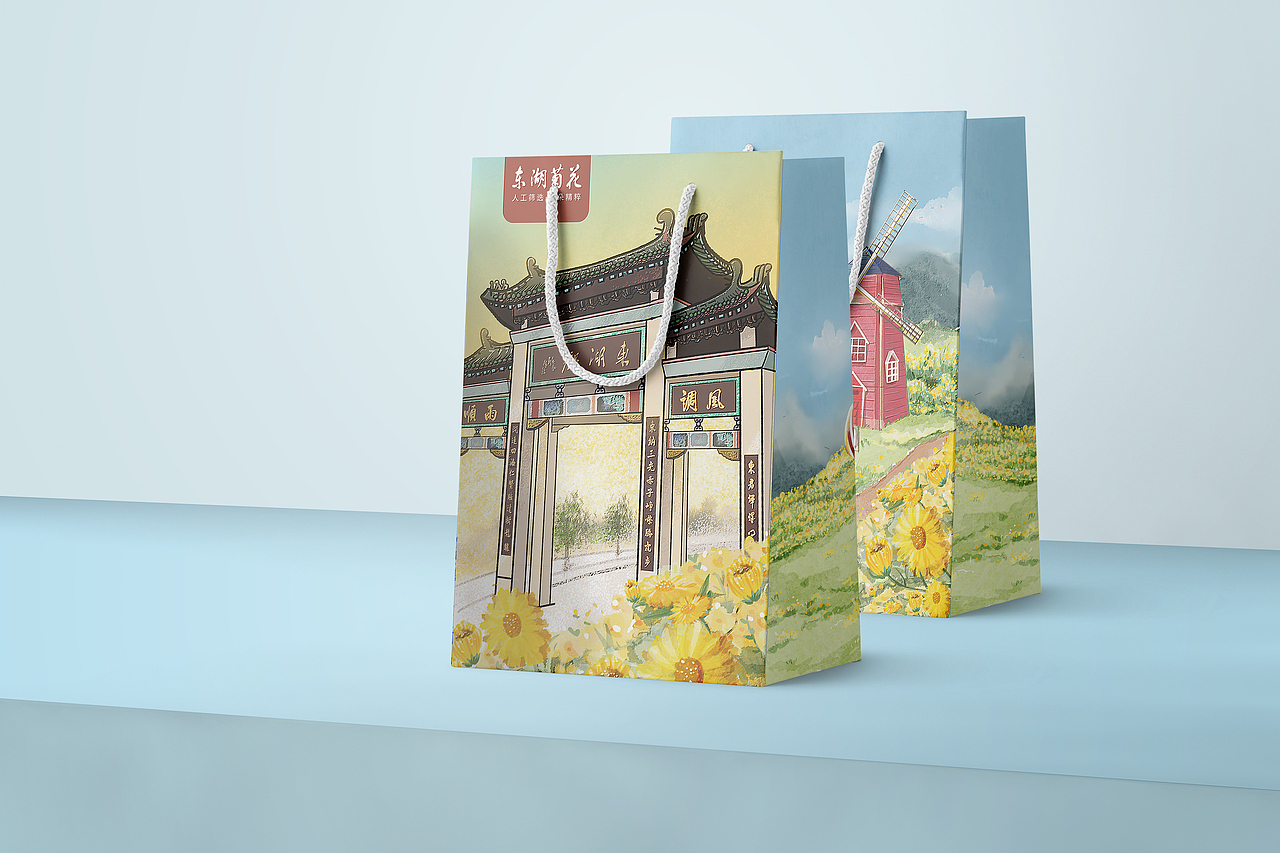 家乡文创-东湖菊花品牌包装设计（图ZMzU5MTM5Mzgw） - 包装 - 站酷设计师Mumu_Dw原创素材 - 站酷ZCOOL