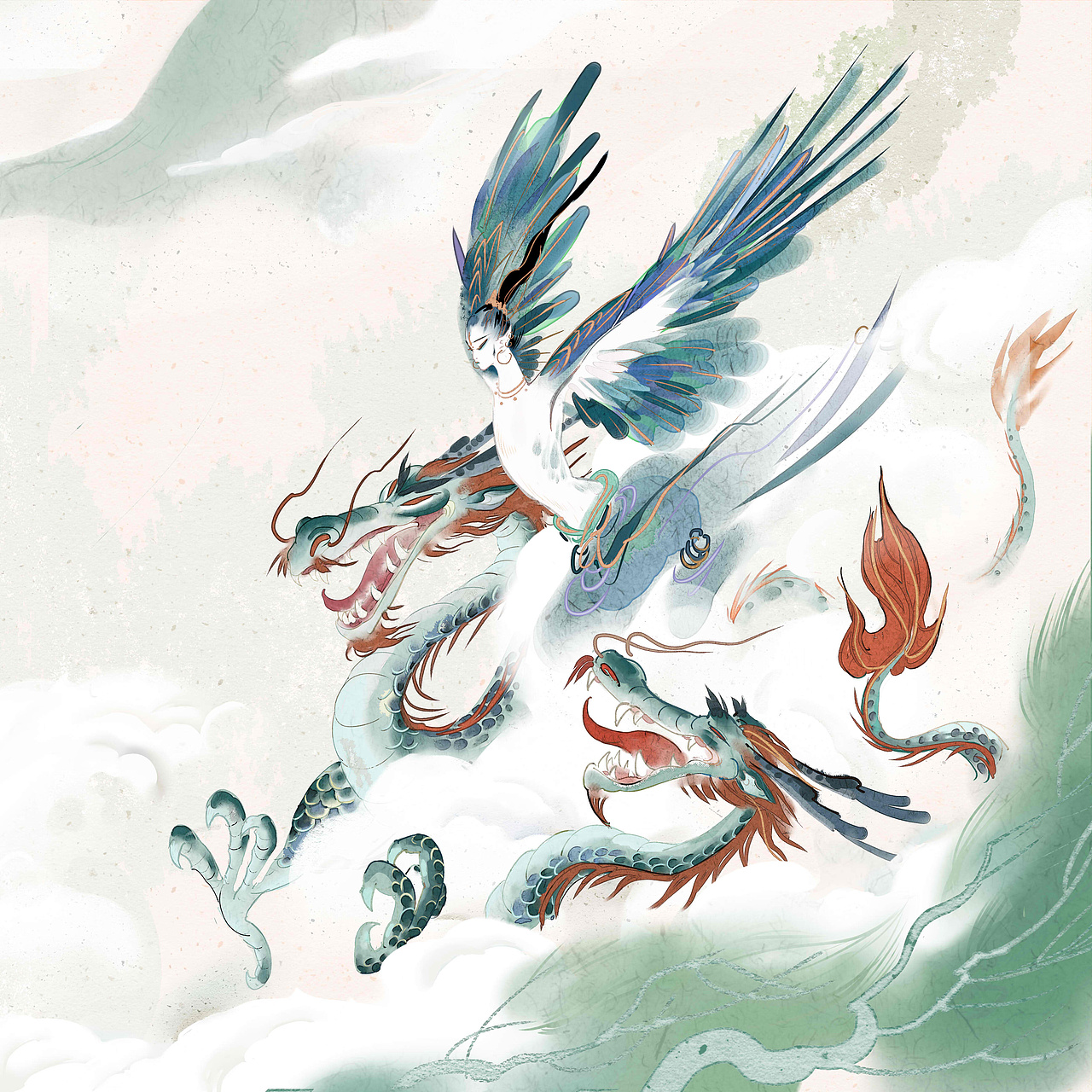 《陪孩子读山海经》（图ZMjU4MDc5MjM2） - 绘本 - 站酷设计师尧立原创素材 - 站酷ZCOOL