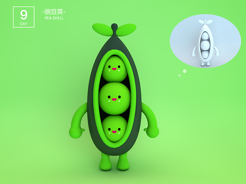 Cinema 4D之【卡通建模系列】(图ZMTQwNzEzOTQ4) - 人物/生物 - 站酷设计师Q谭小丸子原创素材 - 站酷ZCOOL