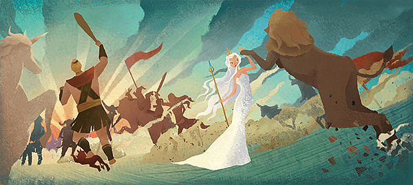 纳尼亚传奇百词斩阅读计划罗雨舒插画