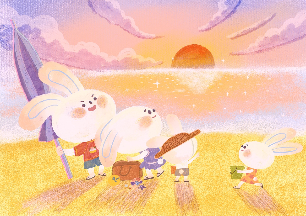 可爱的儿童插画