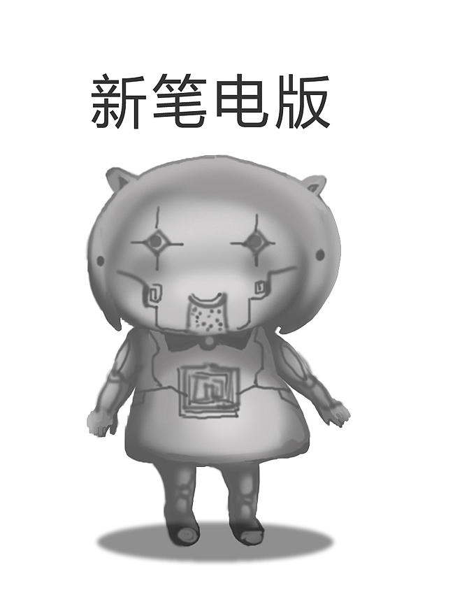 G+店面的吉祥物~~~温暖法国情调的小女孩，研究笔记本的小小