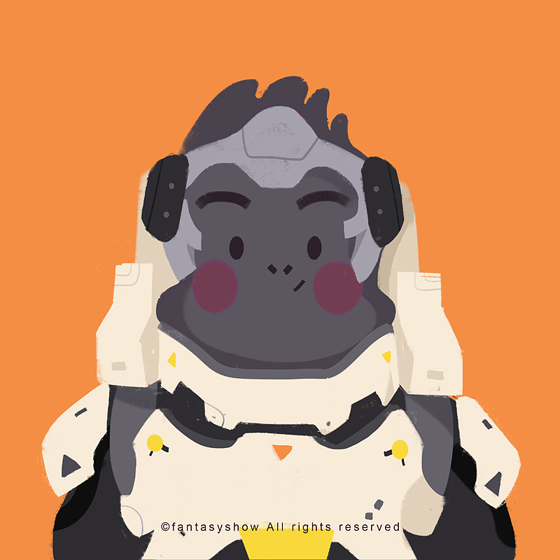 OVERWATCH CP（图ZNzEzNzYzMTI=） - 商业插画 - 站酷设计师饭太稀Fan原创素材 - 站酷ZCOOL