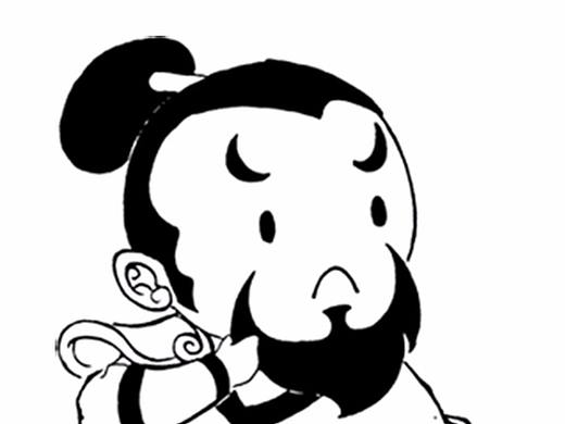 三国人物简笔画
