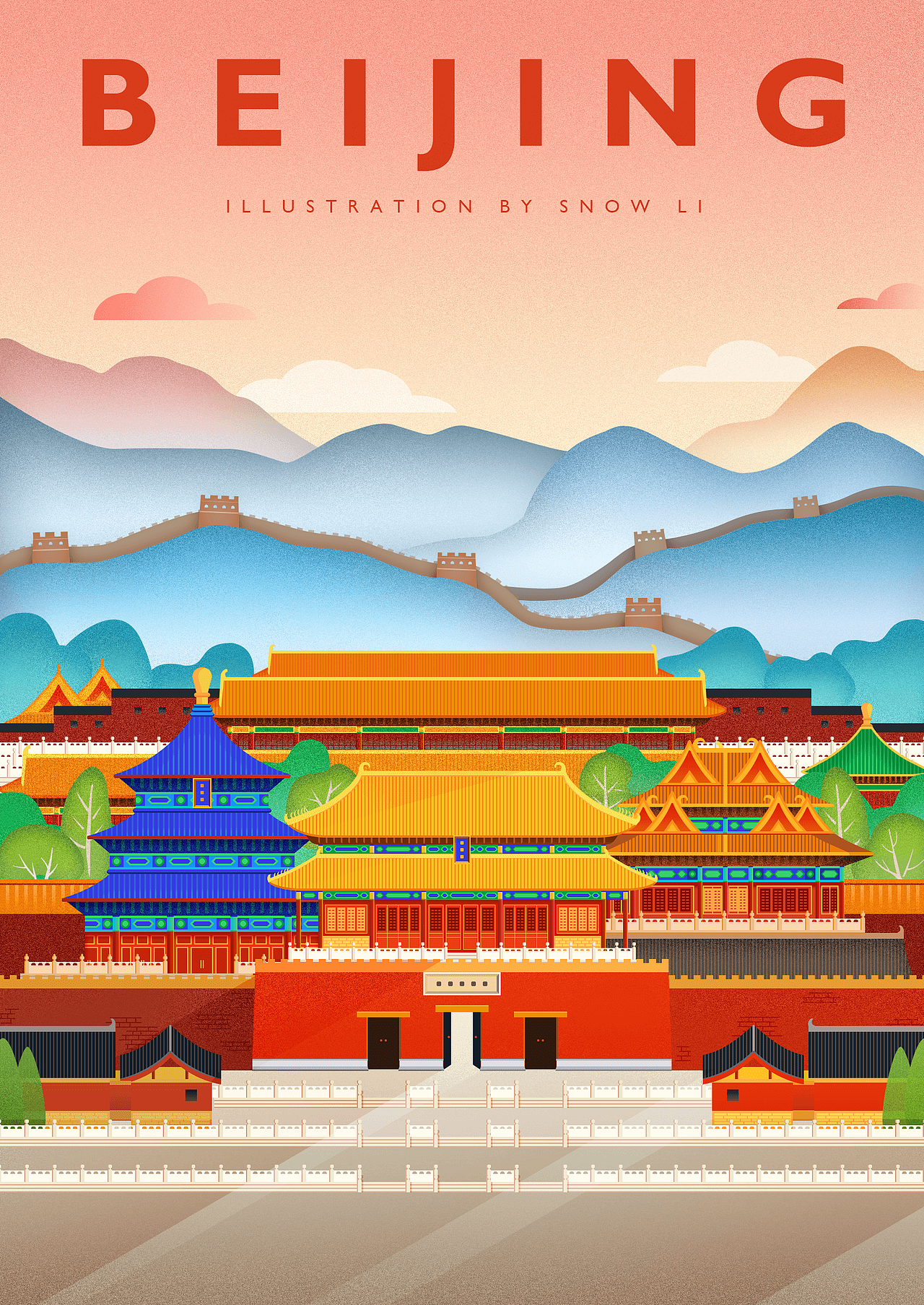 插画系列之城市印象