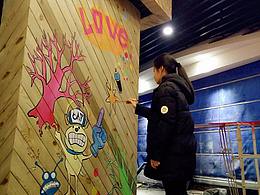 《尋蟹記》餐廳墻繪作品