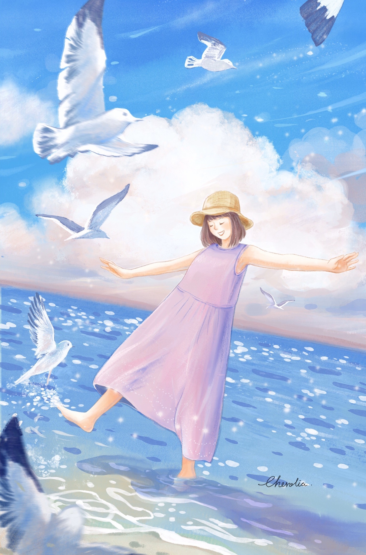 summer|风轻轻吹来了我的夏天