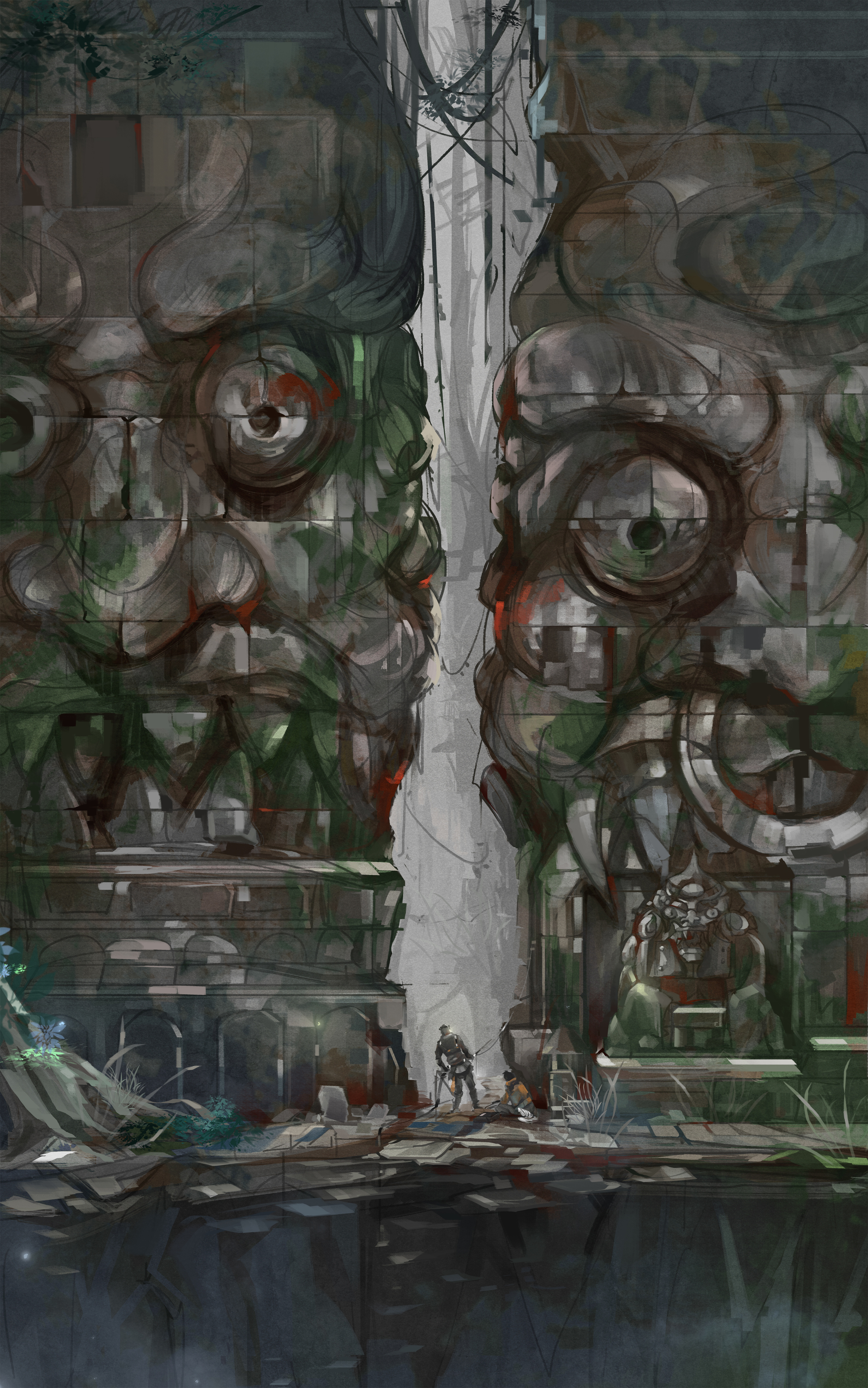 《doomsday幸存者》 赵震北iz原画系列|插画|绘本|赵震北 - 原创作品