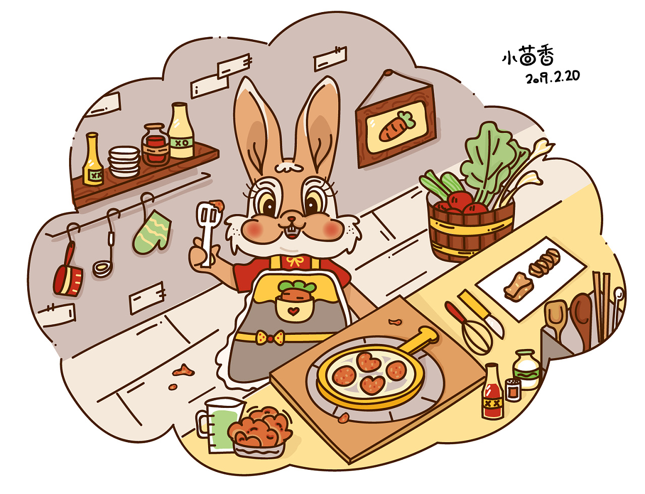 要吃面包自己做，这么可爱的小兔子都不忍下嘴了-搜狐大视野-搜狐新闻