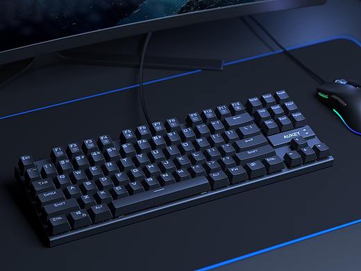 亚马逊 几组游戏键盘 建模渲染