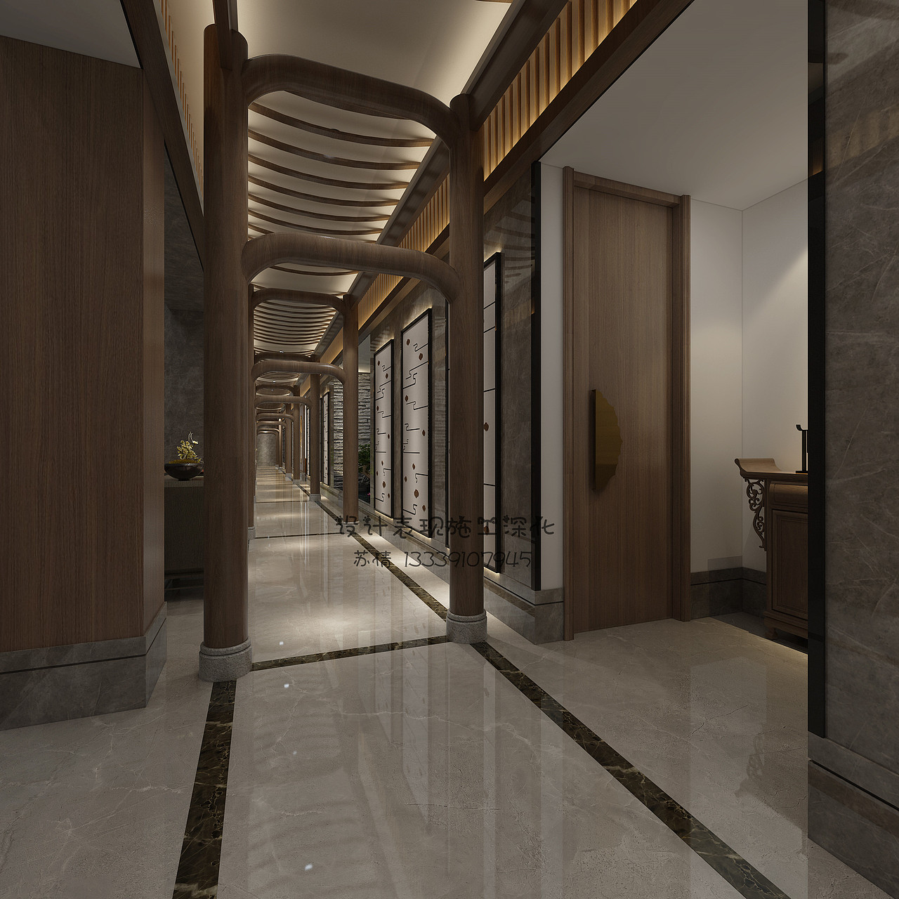 酒店餐厅包厢作品大厅过道接待（图ZMjMxOTU4ODAw） - 家装设计 - 站酷设计师苏倩13339107945原创素材 - 站酷ZCOOL