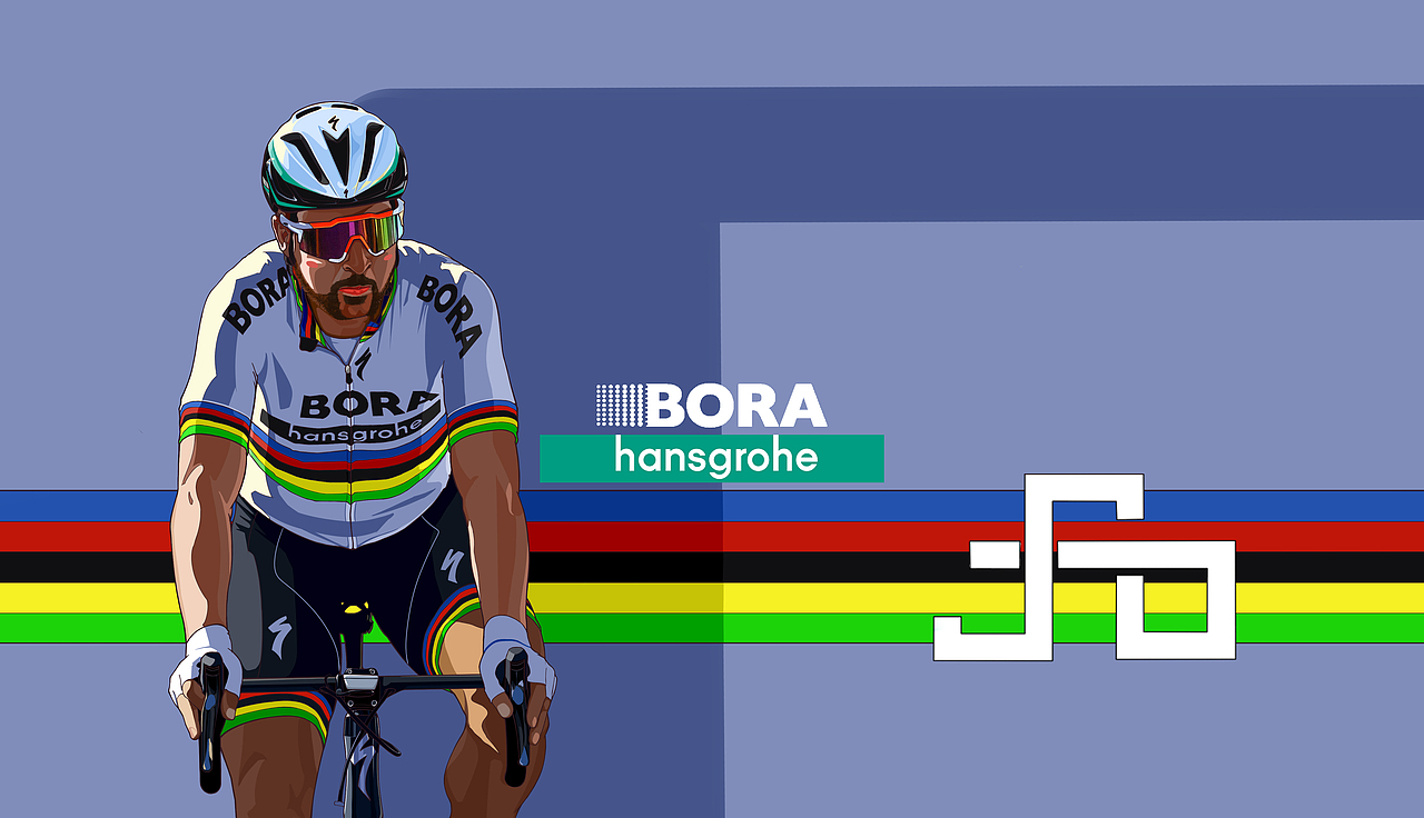 公路车手绘作品小结