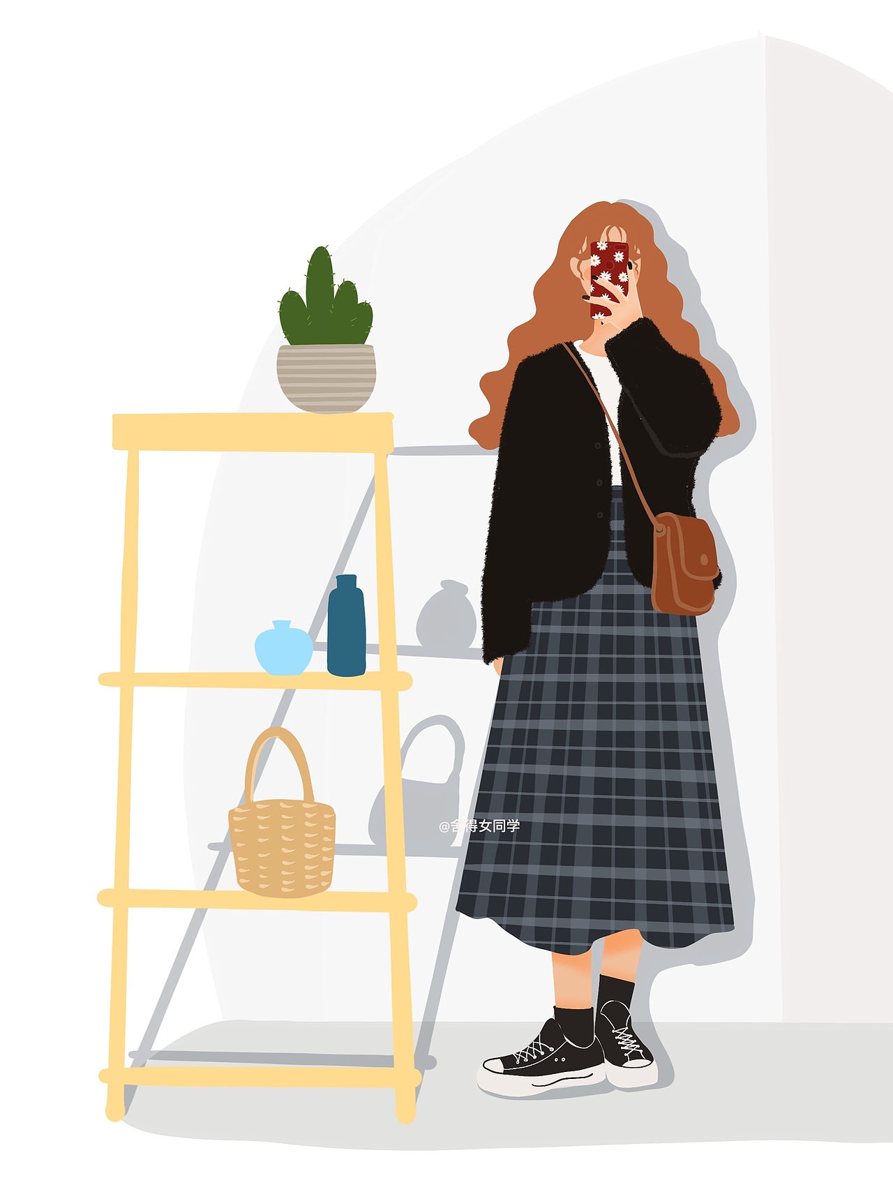 扁平风格插画（图ZMjIxODA2MTEy） - 商业插画 - 站酷设计师舍得同学原创素材 - 站酷ZCOOL