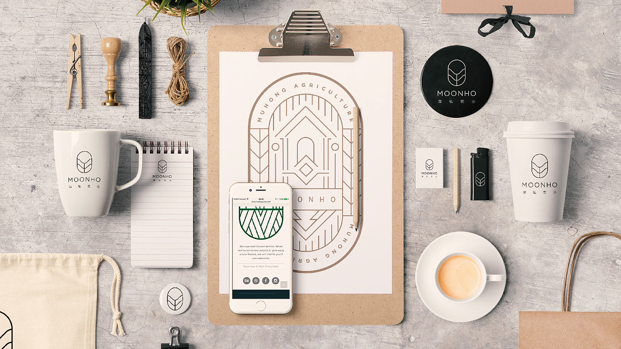 霂弘农业 品牌形象设计/标志设计