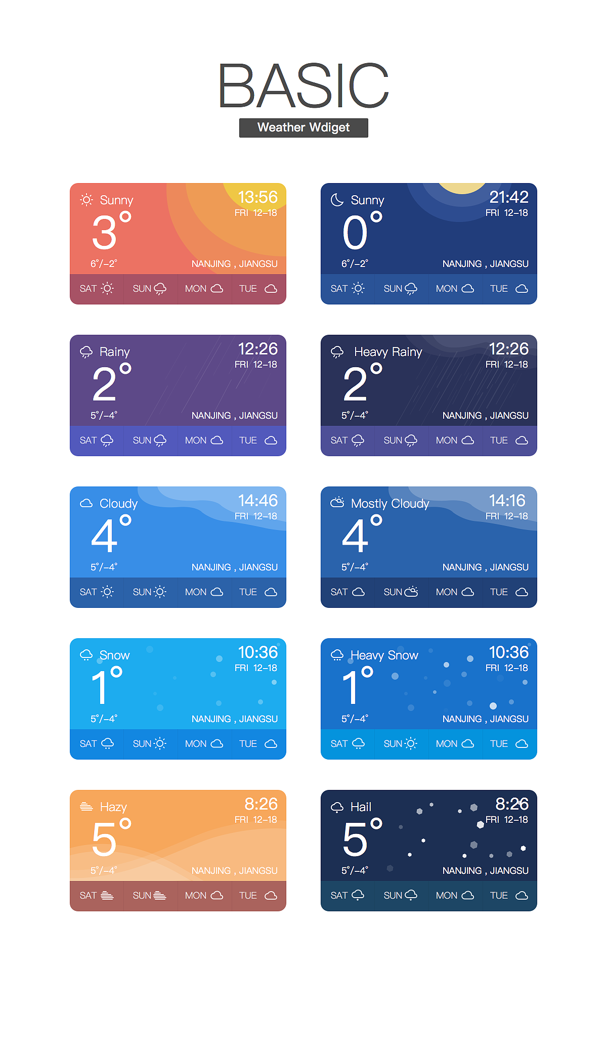 Weather Wdiget天气抽象界面临摹（图ZMzg5Mzk0MjQ=） - APP界面 - 站酷设计师Q来Q去的艾瑞莉娅原创素材 - 站酷ZCOOL
