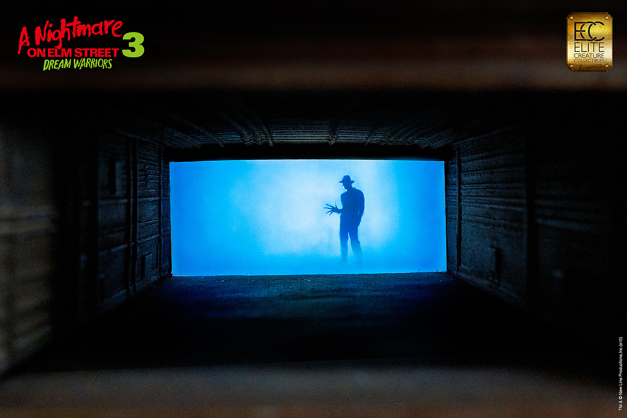 ECC《猛鬼街Ⅲ:梦之战》Freddy弗莱迪1比1雕像观赏