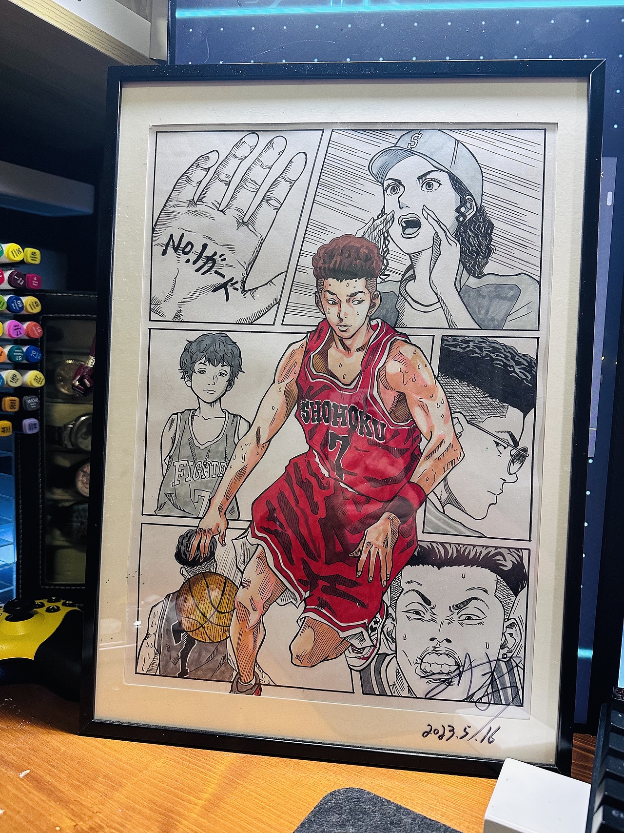 宫城良田!马克笔手绘