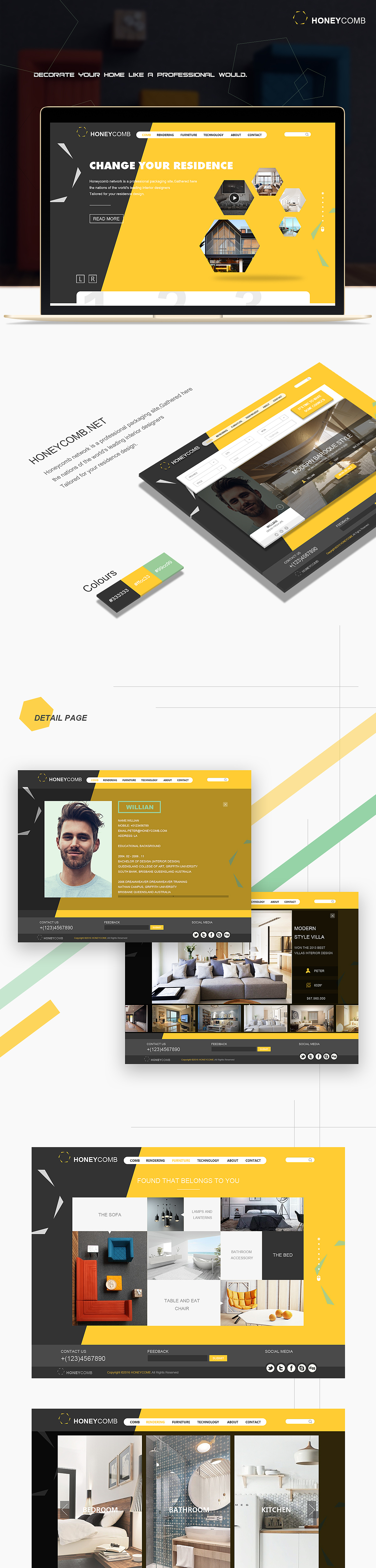 HONEYCOMB WEB DESIGN