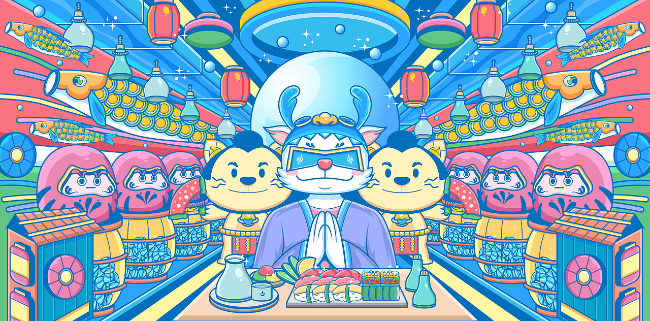 夏日居酒屋（图ZMjY2NDk2NTQ0） - 海报 - 站酷设计师sukikik原创素材 - 站酷ZCOOL