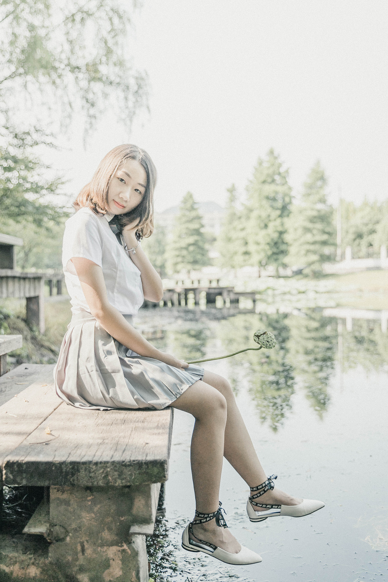 夏日JK制服校园写真