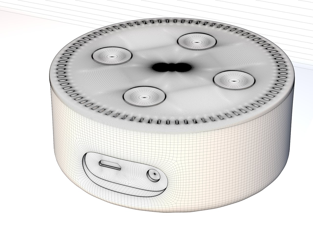 蓝牙音箱-c4d建模