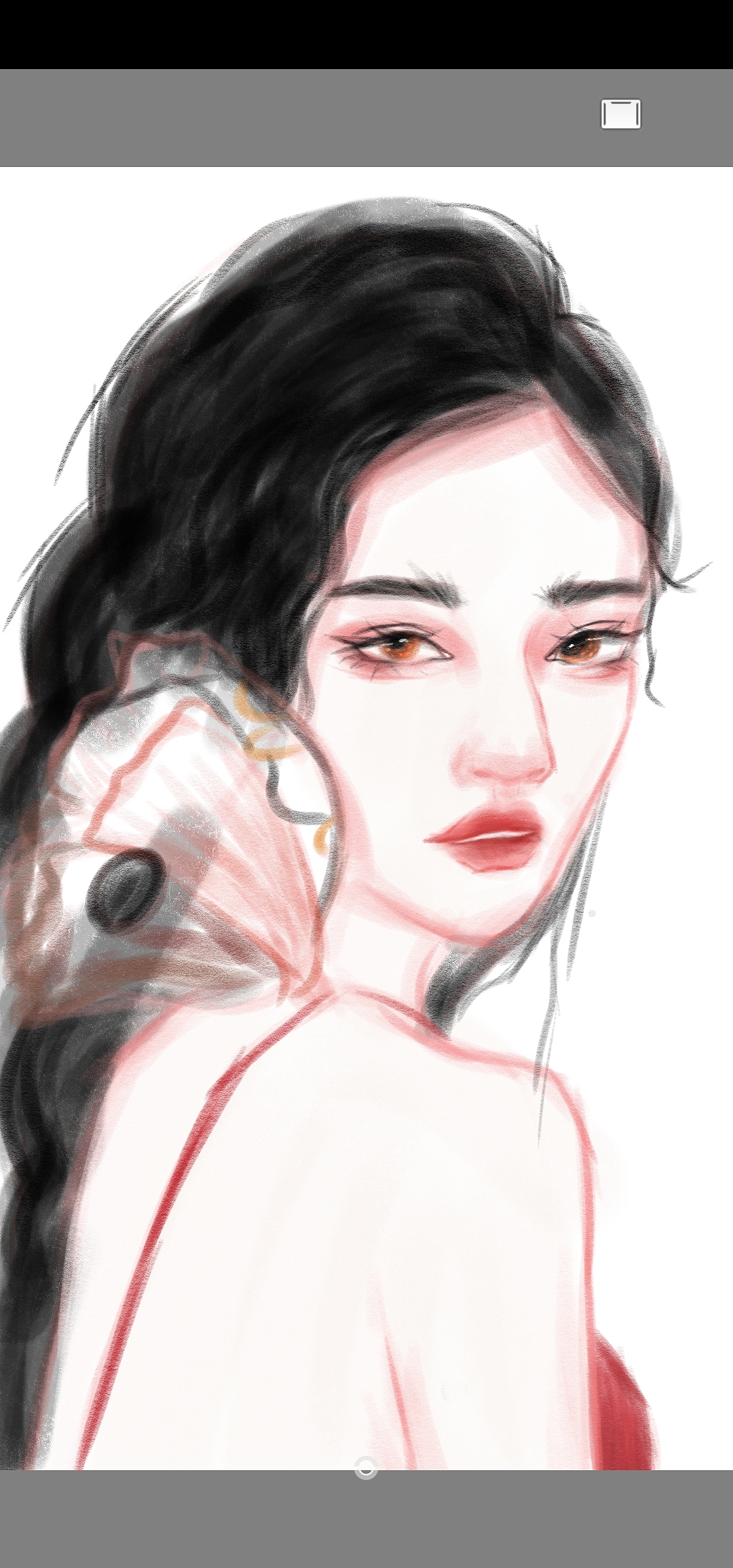 指绘插画练习(4/3侧面)