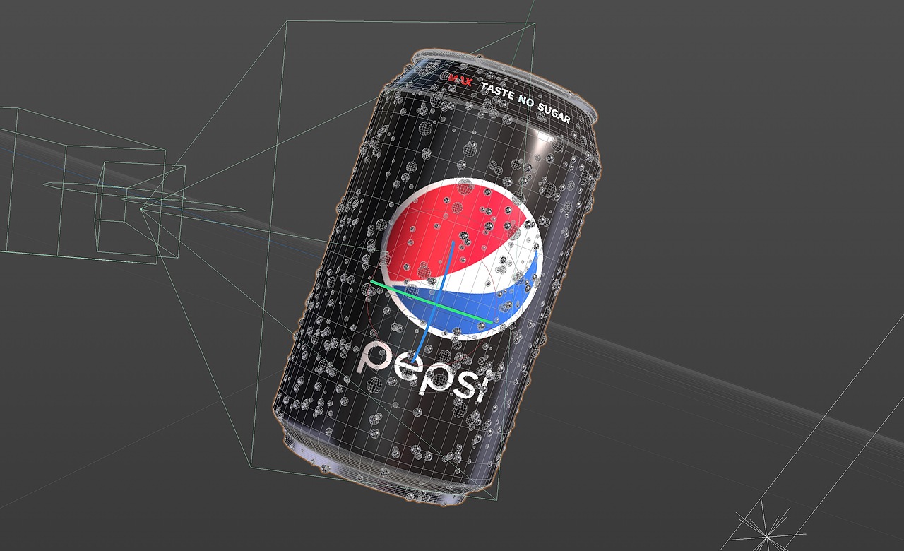 pepsi易拉罐|三维|产品|像素茄子_临摹作品-站酷zcool