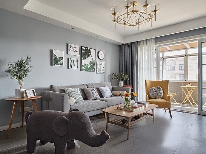 北欧风恰到好处。 