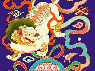 狮舞绣球 应有洪福