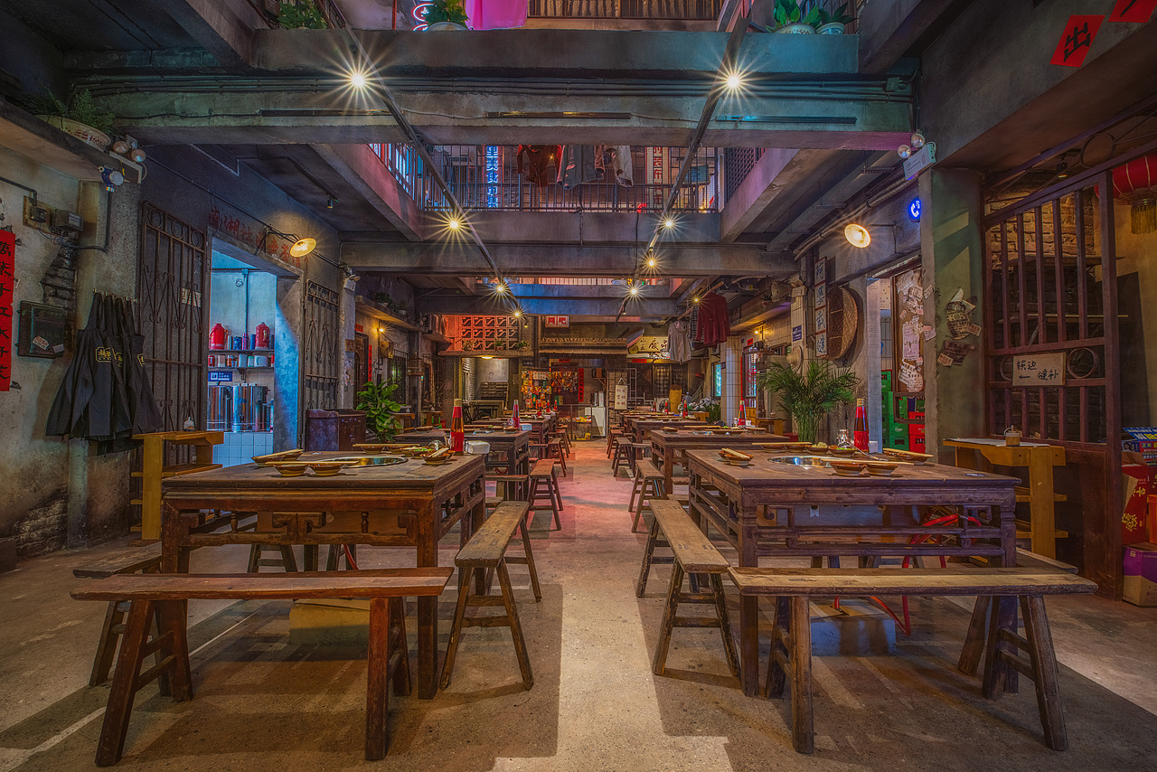 i建筑空间i重庆楠火锅湖滨路总店