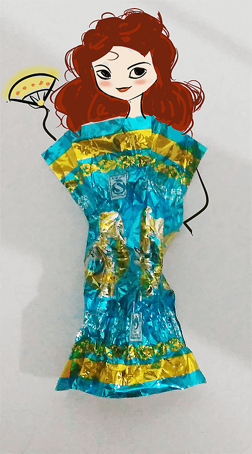 用糖纸画的小创意|插画|创作习作|zhouw363 - 原创作品 - 站酷 (zcool